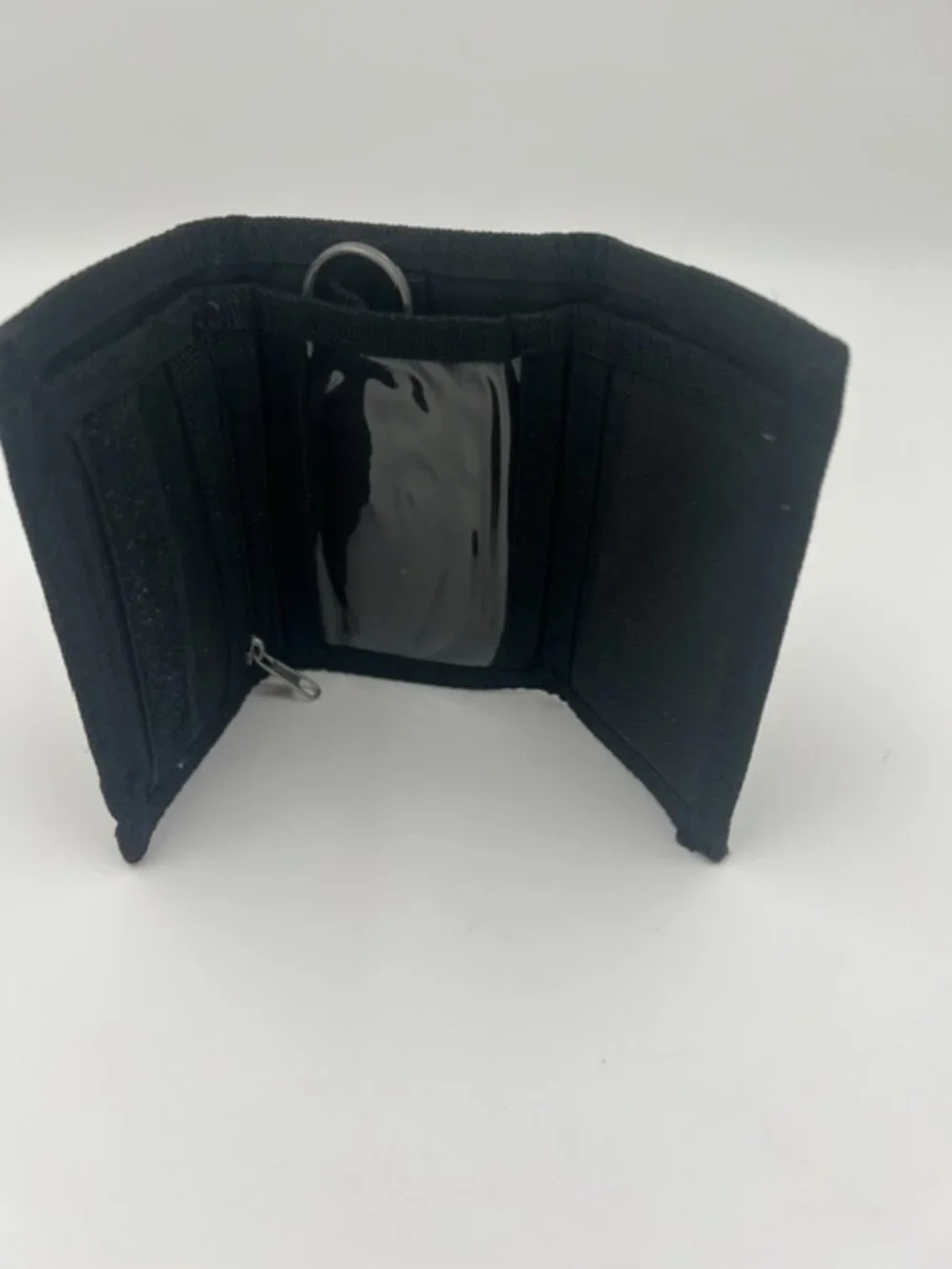Vintage Batman Rubberized Bi-fold Wallet Graphic Comic Zipper Pocket Keyring